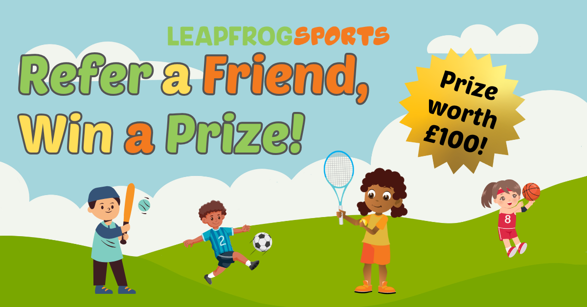 🐸 Leapfrog Sports: Refer a Friend, Win a Prize!